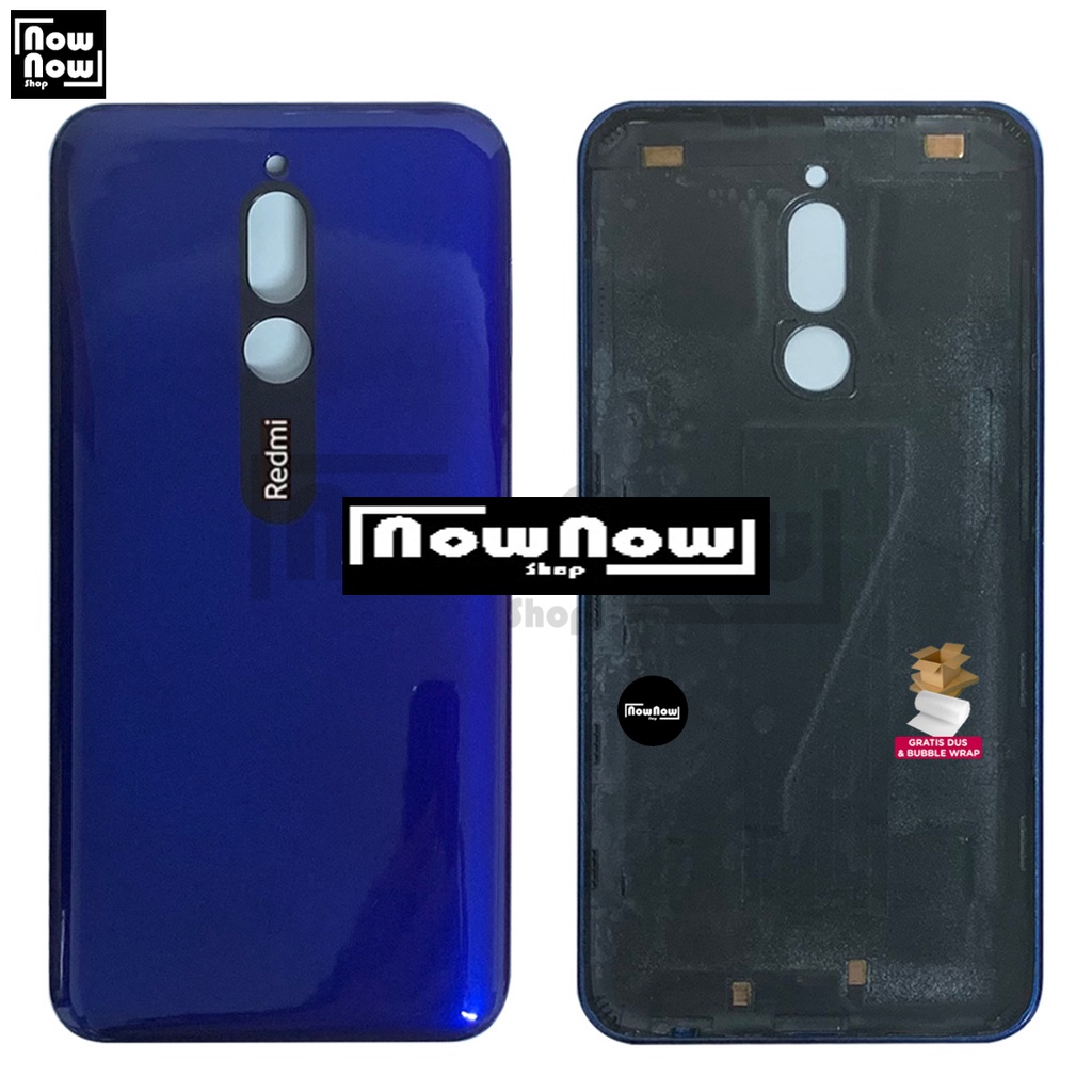 Backdoor Tutup Belakang Baterai Xiaomi Redmi 8 M1908C3IC MZB8255IN M1908C3IG M1908C3IH Backcover Back Casing Housing Cover Belakang Back Case Panel Replacement