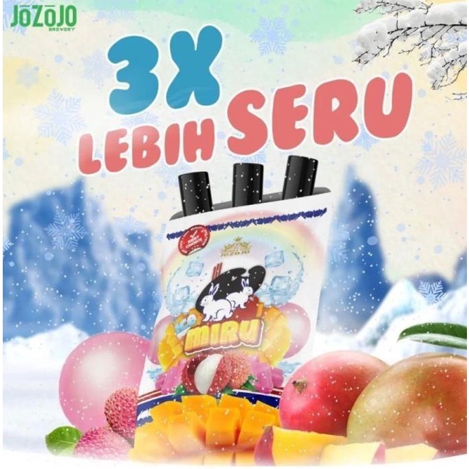 Best Seller Miru Fruity Salt Jozojo Isi 3