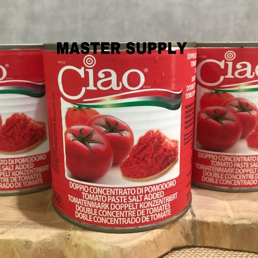 

Proses sekarang CIAO TOMATO PASTE 800 GR / SAUS TOMAT / PASTA TOMAT