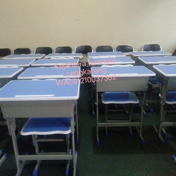 Meja sekolah meja belajar set bangku SD SMP SMA meja kursi sekolah
