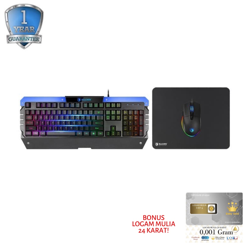 Keyboard Mouse Gaming Combo Sades Battle Ram