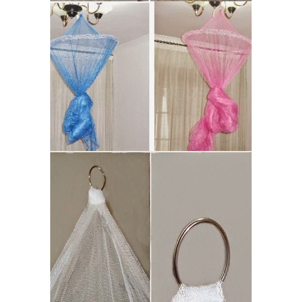 FYGALERY HL0050 Kelambu Tidur Bulat Anti Nyamuk Gantung Transparan Murah