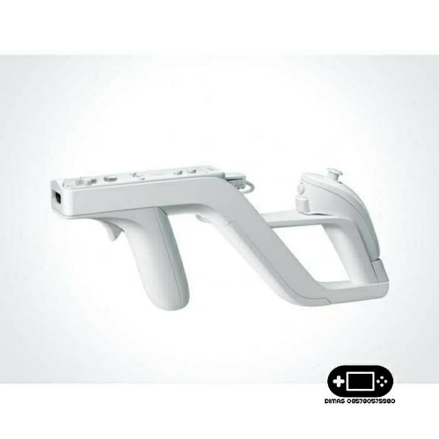 Wii Zapper Gun Nintendo Wii Shooting Warna Putih