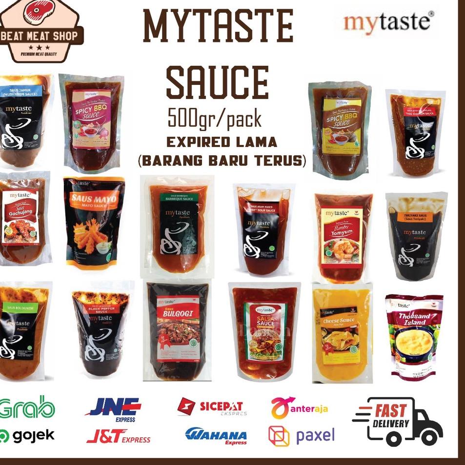 

Fresh2t7Sh MyTaste Sauce Saus Teriyaki /Jamur Mushroom /BBQ Barbeque / Lada Hitam