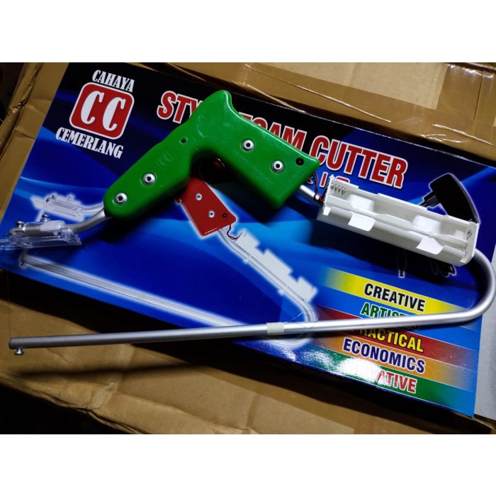 

Terlaris Cutting Pemotong Gabus Elektrik / Pemotong Styrofoam Merk Cahaya Cemerlang