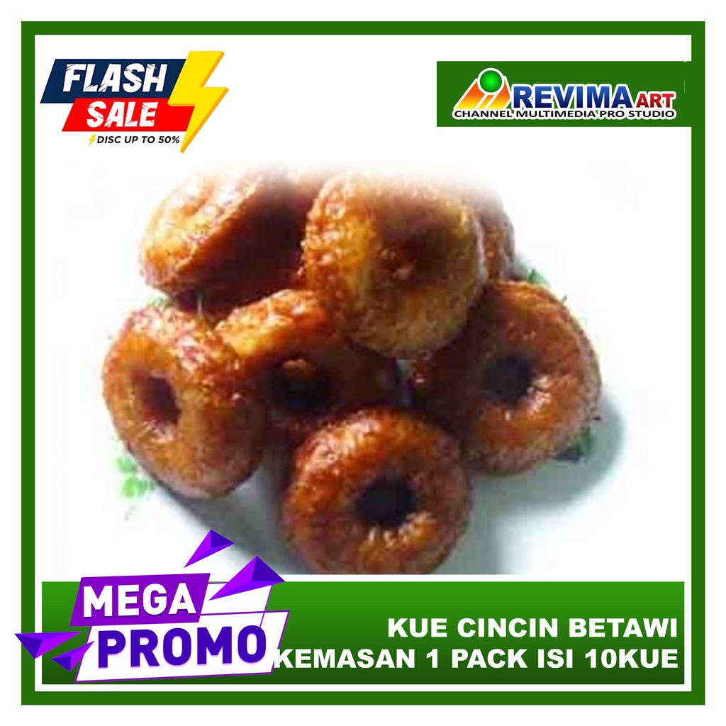 

Kue Cincin Rasa manis Kemasan 1 pack isi 10 Kue