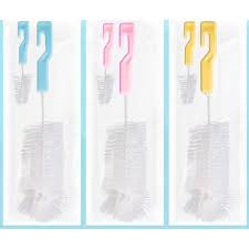 Baby Safe Sikat Botol Lurus Sponge Sikat Pembersih Dot Botol Susu BD037 BD037-1 BD037-6