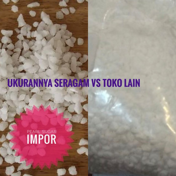 

BELGIAN PEARL SUGAR 500GR