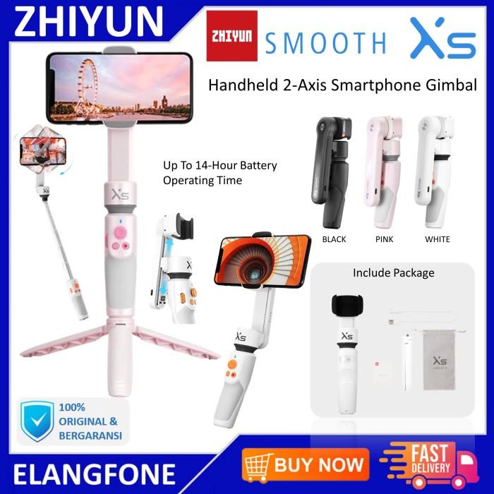 Terlaris Zhiyun Smooth Xs - Gimbal Smartphone Stabilizer Tripod Tongsis