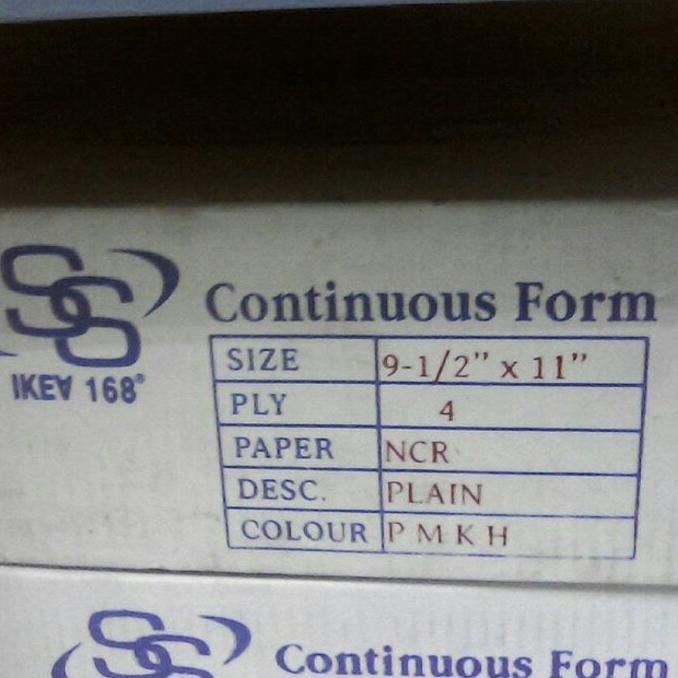 

Kertas Continous Form 4 & 5 Ply
