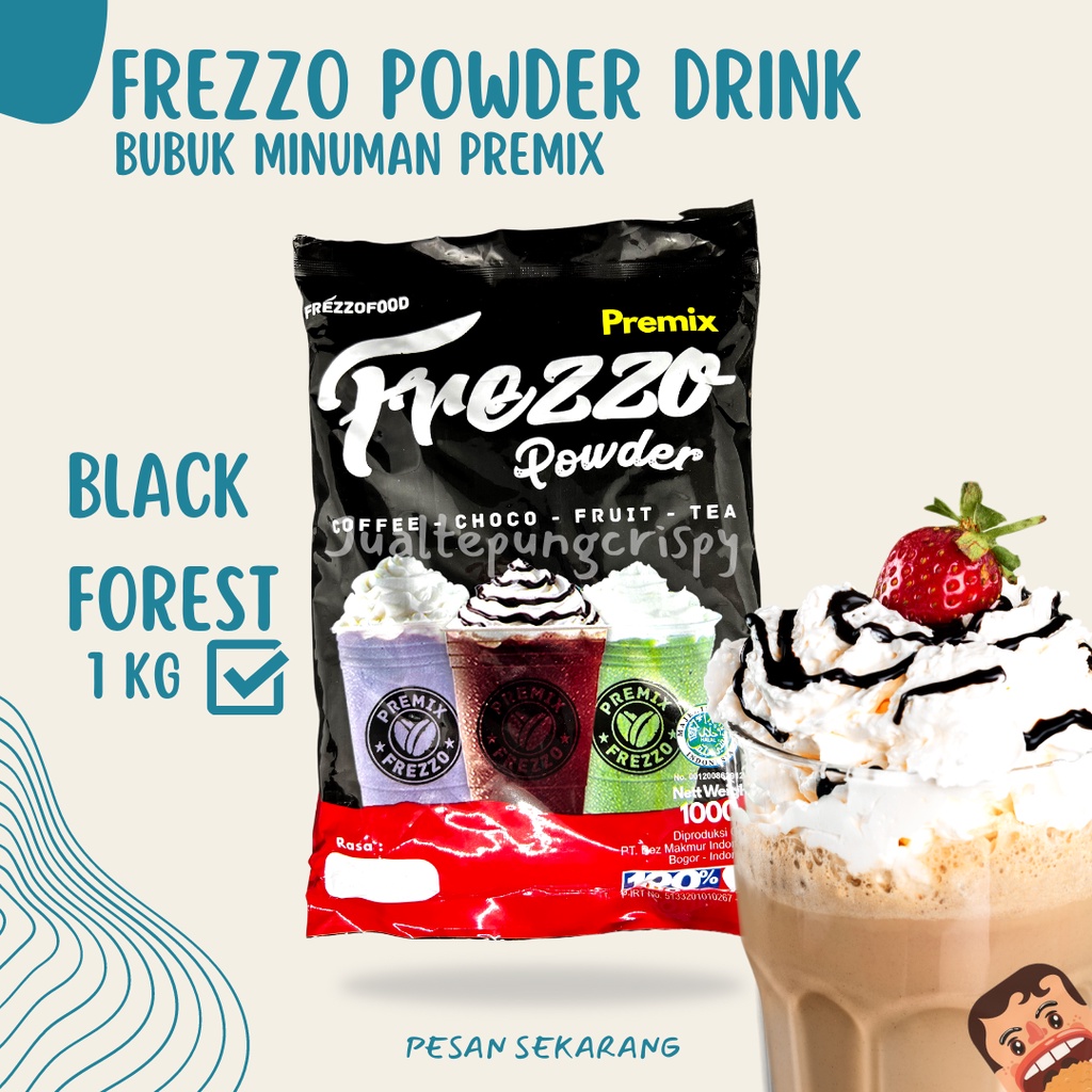 Frezzo Bubuk Minuman Blackforest Powder / Choco Blackforest Powder 1 Kg