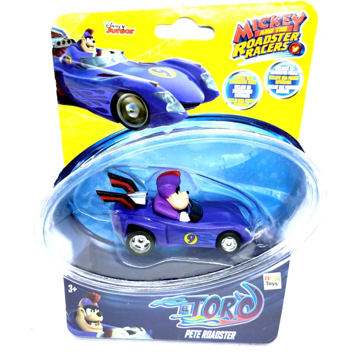 EL TORO PETE ROADSTER MICKEY AND THE ROADSTER RACER MOBIL DIECAST TERLARIS