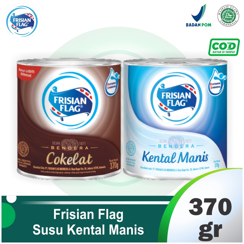 

Frisian Flag Bendera Kental Manis 370gr - Kemasan Kaleng