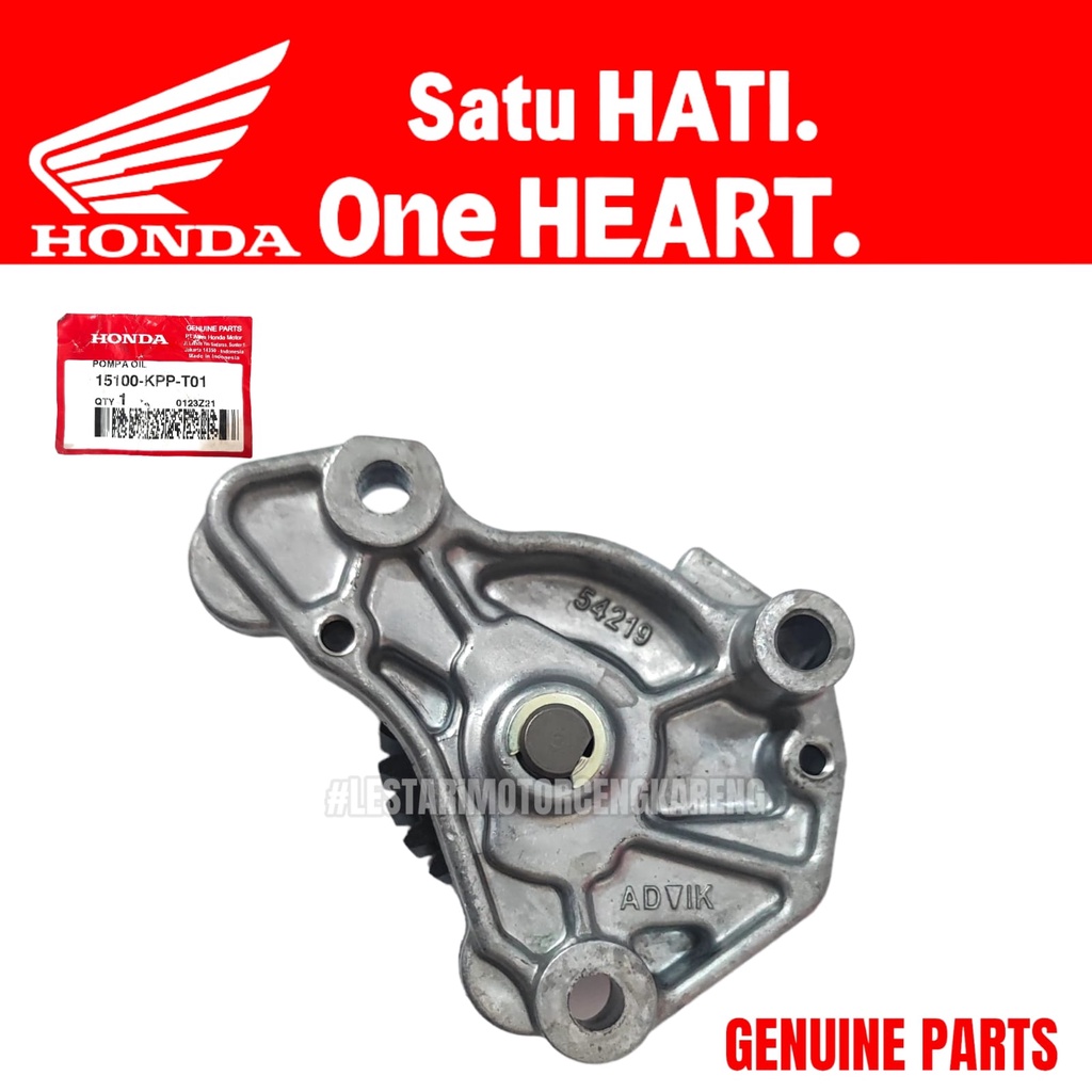 POMPA OLI CB150R SONIC 150 SUPRA GTR CBR 150 15100-KPP-T01 ORI AHM