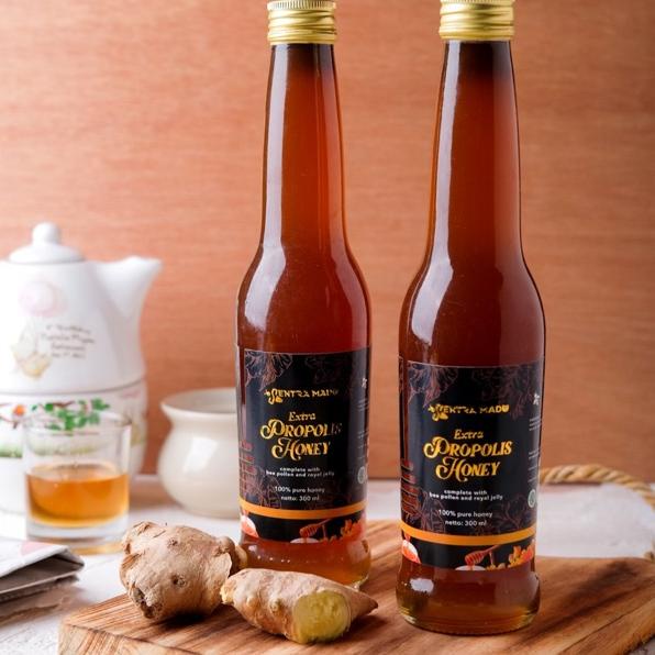 

♤ Sentra Extra Propolis Honey 300 ml ( murni, asli dengan propolis) ⅍