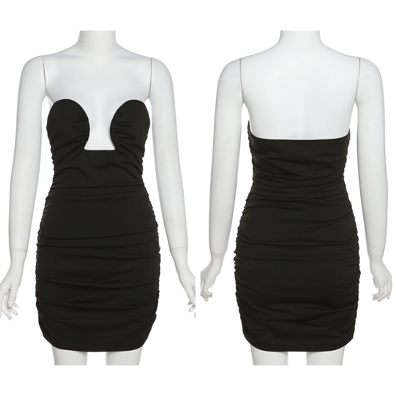 Joey Clubwear Import Dress in Black color - by Sexy Kisser