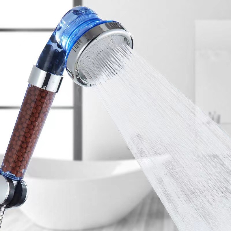 Kepala Shower Head Ion SPA Ionizer Healthy Crystal 3 Mode Semprotan + FREE Selang