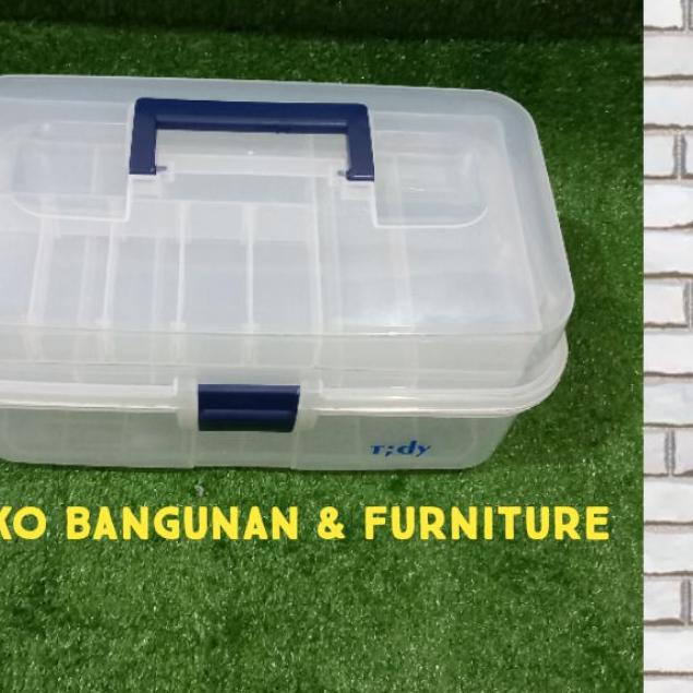 ✦ TOOL BOX BERTINGKAT TRANSPARAN ✽