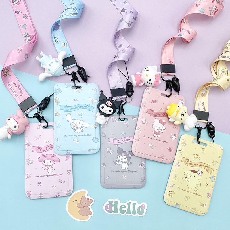 

Kalung Holder Kartu Lucu Karakter Sarnio Sanryo Zanrio/ ID Card Holder Name Tag Lanyard