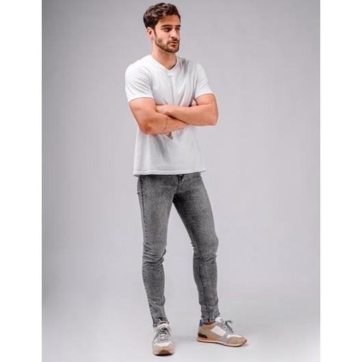 CELANA PANJANG PRIA CELANA PANJANG JEANS PRIA BY FRANZY LOD.DENIM JEANS DENIM OLD GRAPHITE EL09I09A8