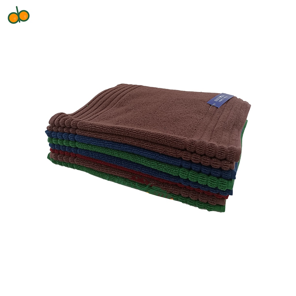 Keset handuk warna polos 40 x 60 cm menyerap air keset kaki