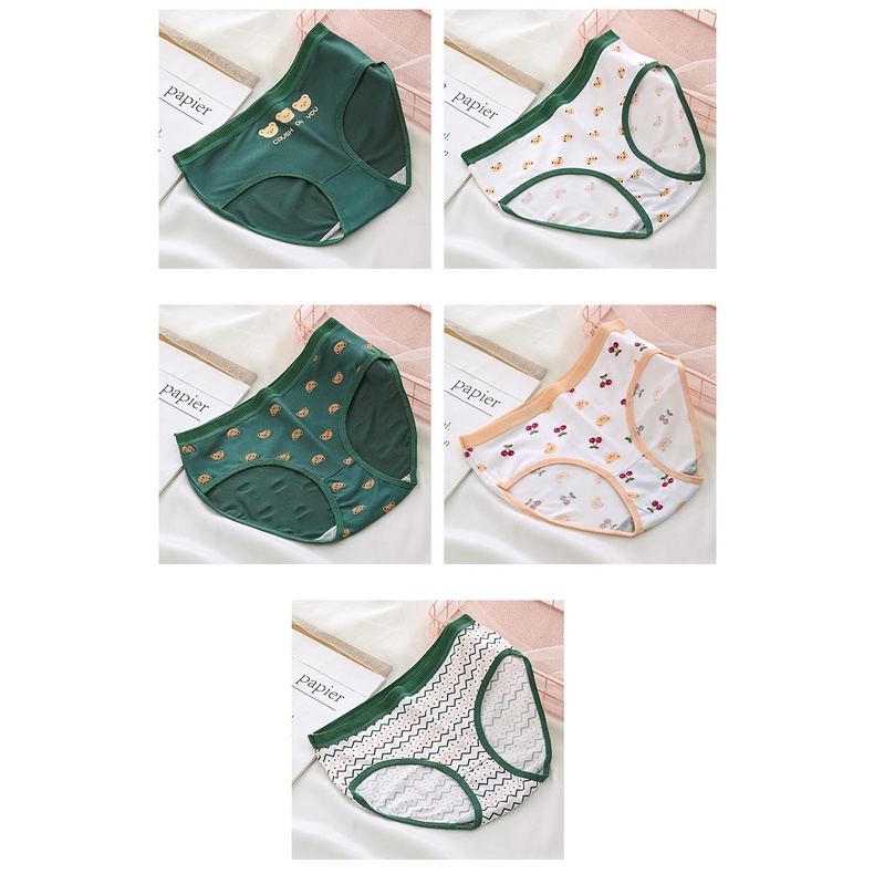 BV.ID CD1073 Celana Dalam Wanita CD Katun Stretch Fashion Undies Polos high quality
