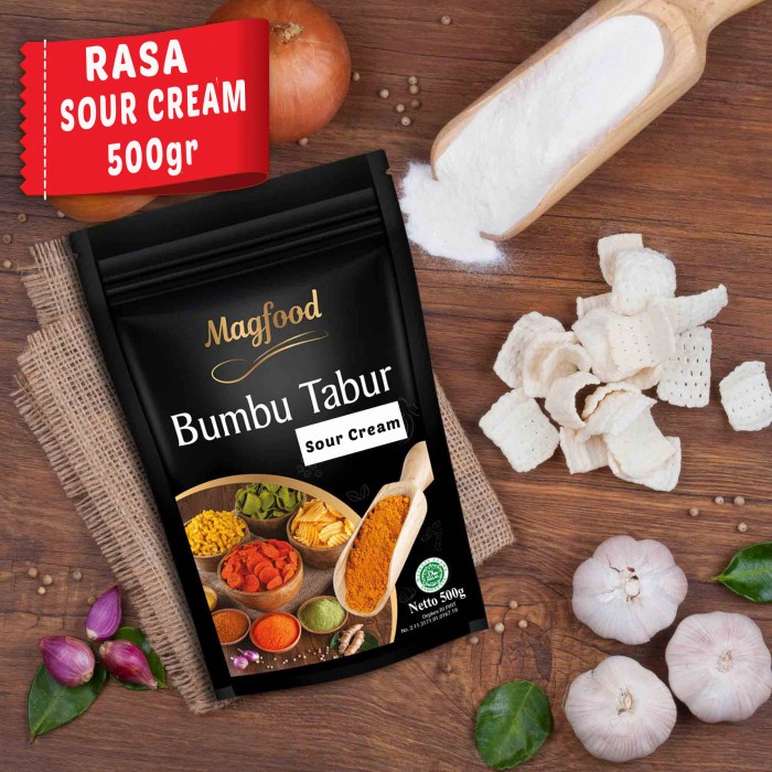 

Magfood Bumbu Tabur Rasa Sour Cream Kemasan 500 gram