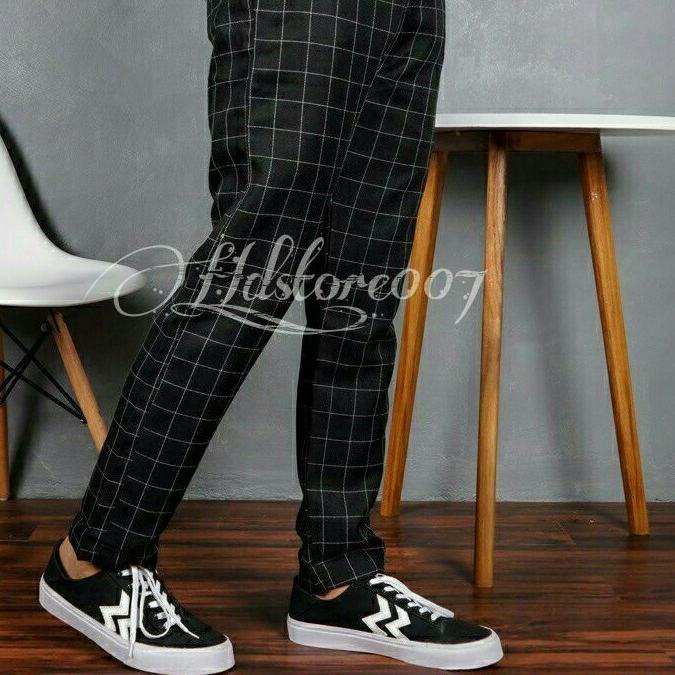 ☞ CELANA TARTAN PANJANG PRIA TARTAN PANTS SLIMFIT ◊