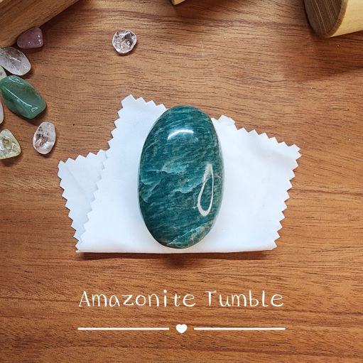 Amazonite Tumble Stone Crystal / Batu Kristal