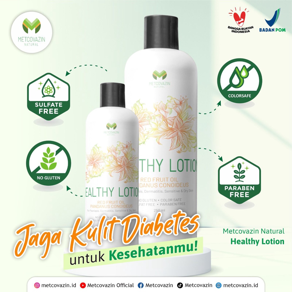 Metcovazin Natural Lotion | Lotion Diabetes 250 ml &amp; 100 ml