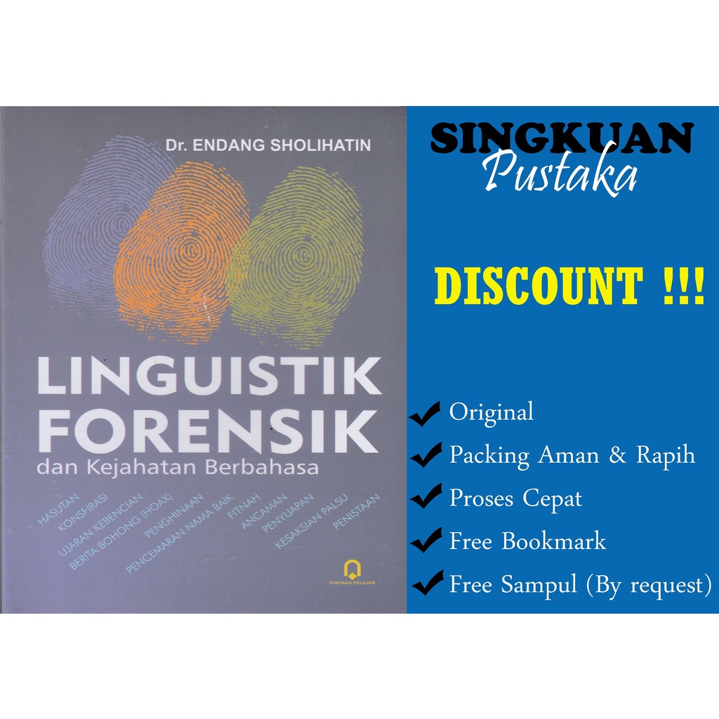 Buku Linguistik Forensik dan Kejahatan Berbahasa