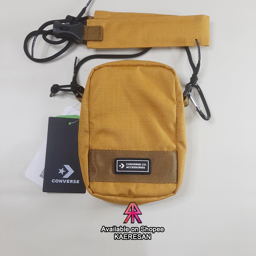 Tas Selempang Converse Comms Pouch 2.0 Goldtone Original