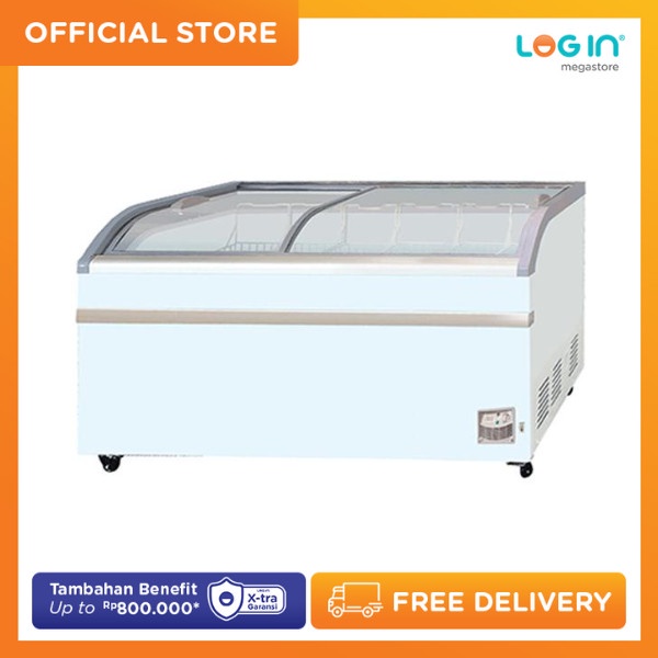 GEA Sliding Curve Glass Freezer SD700BY 700 Liter