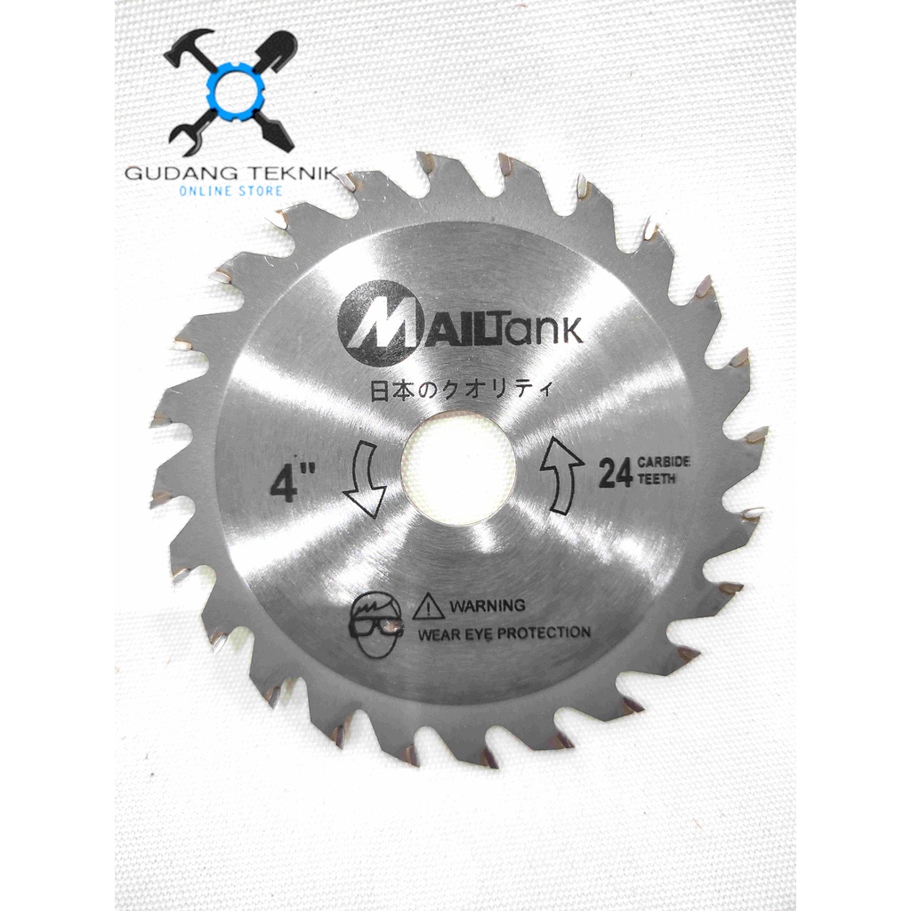 Mata Pisau Circular Saw 4&quot; 24T 40T SH75 SH140 MAILTANK / Mata Gergaji Potong Kayu 4 Inch 24T 40T Circular Saw Blade SH 75 40