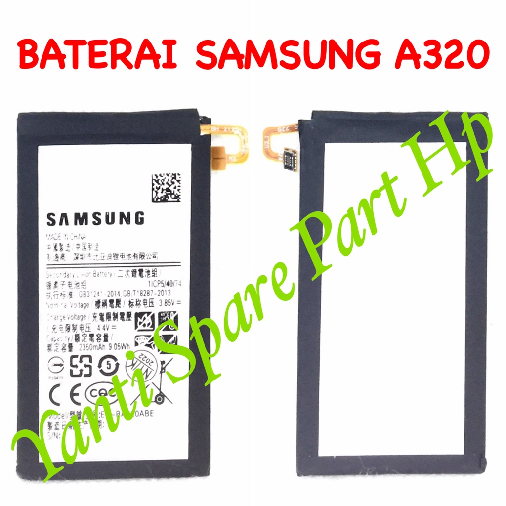 Baterai Samsung A3 2017 A320 Original New