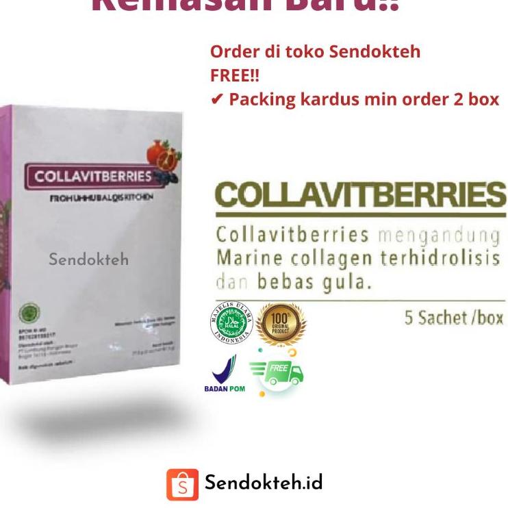 

✩ Colla Vit Berries from Booster Factory (Ummubalqis Kitchen) 1 box 5 sachet collavitberries ♗