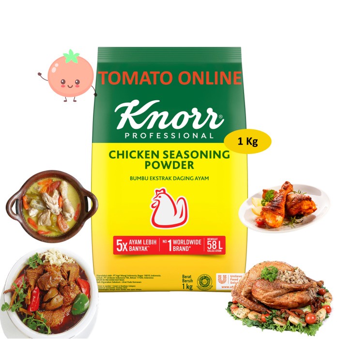 

Knorr Knoor Chicken Seasoning Powder Refill 1 kg 1kg / 1000 gr gram G