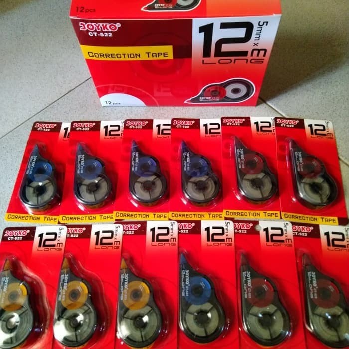 

CORRECTION TAPE JOYKO CT-522 MM x 12M 1 LUSIN