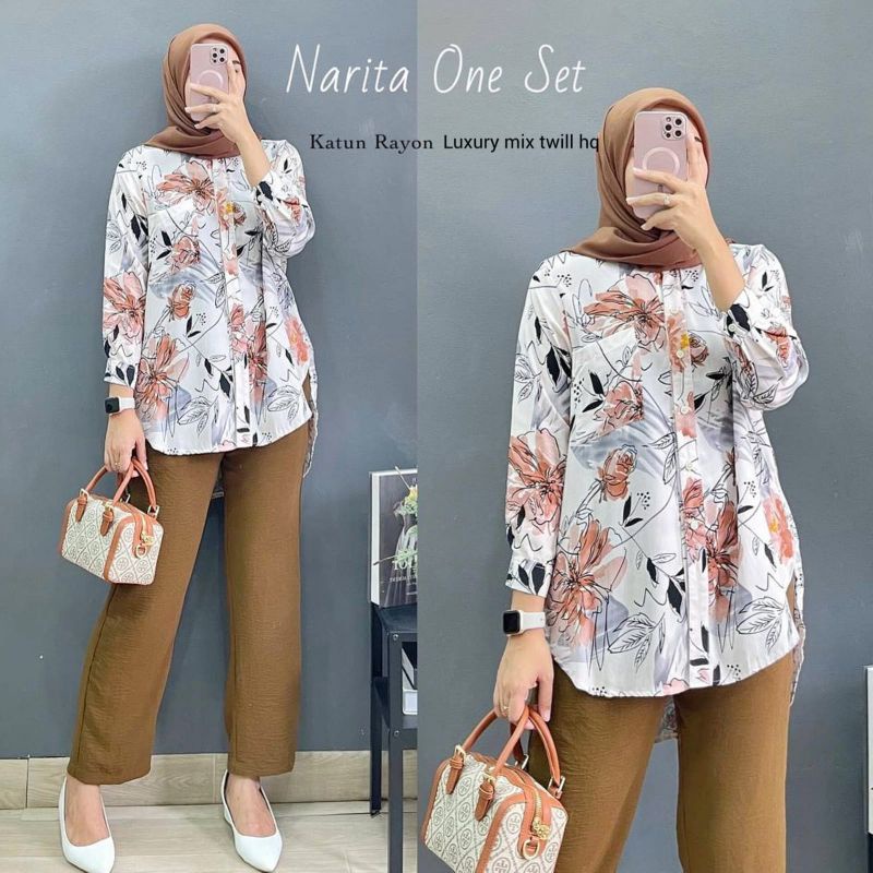 one set narita rayon twil