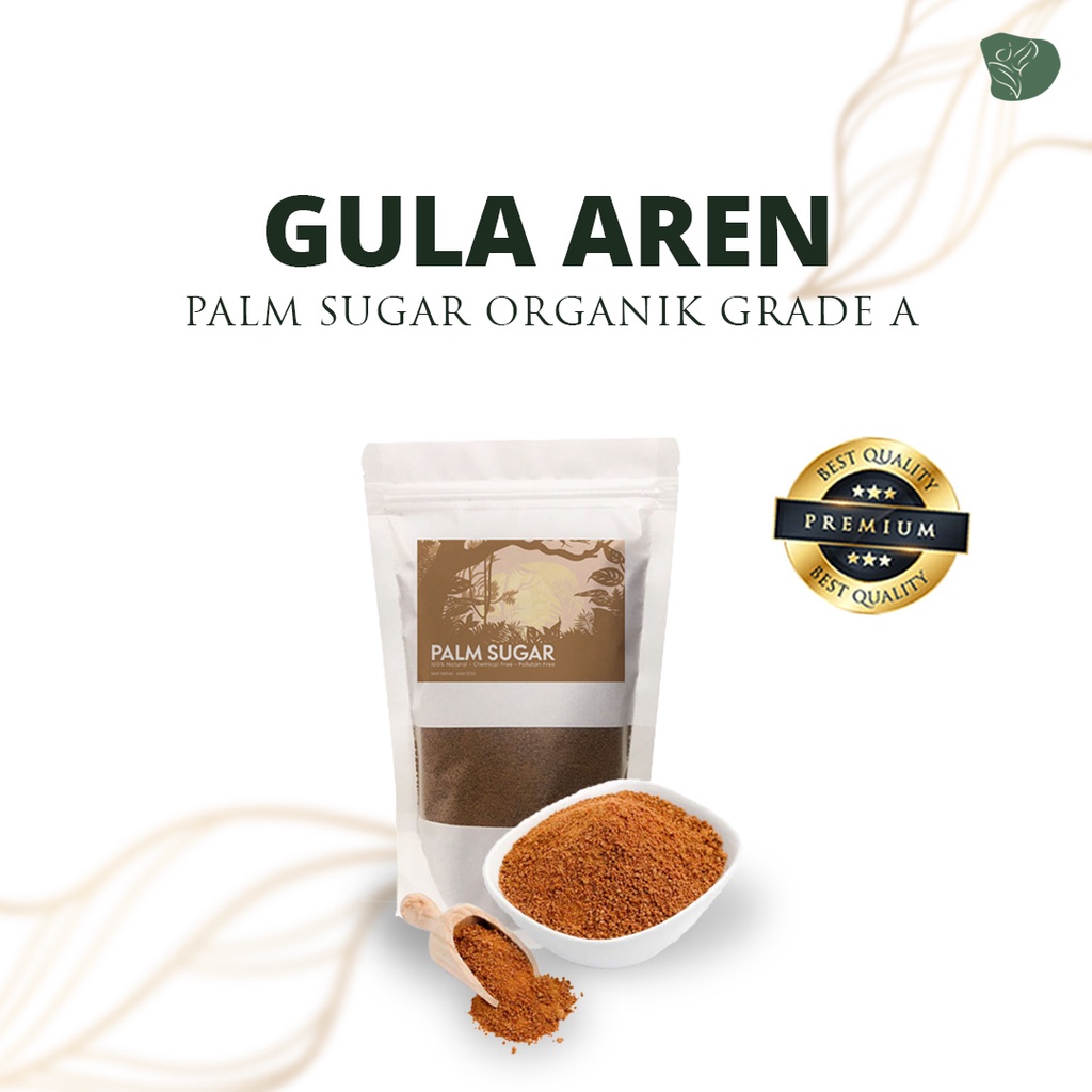 Gula aren asli bubuk 1kg Palm sugar organik Grade A gula semut gula kelapa boba brown sugar