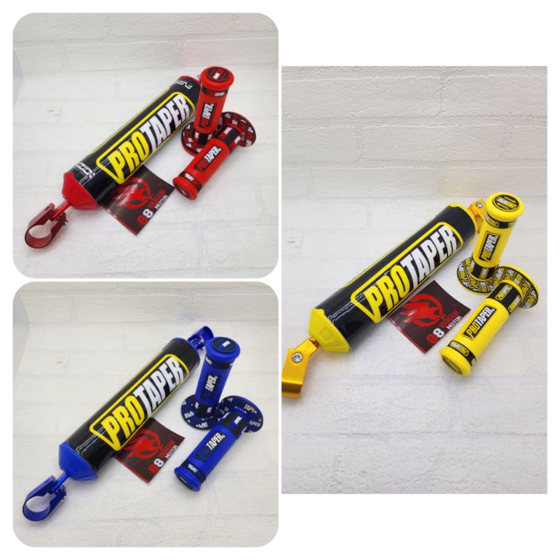 Paket Handgrip Protaper Full Warna + Busa Stabilizer Stang Protaper