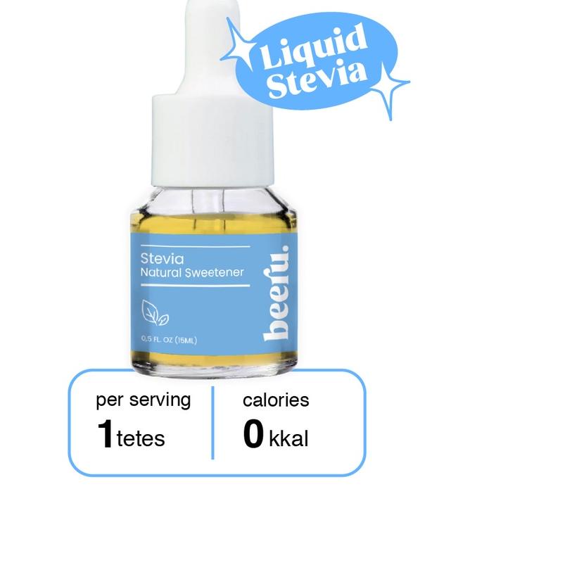 

★ Beeru Stevia Natural Sweetener - 15mL ☇