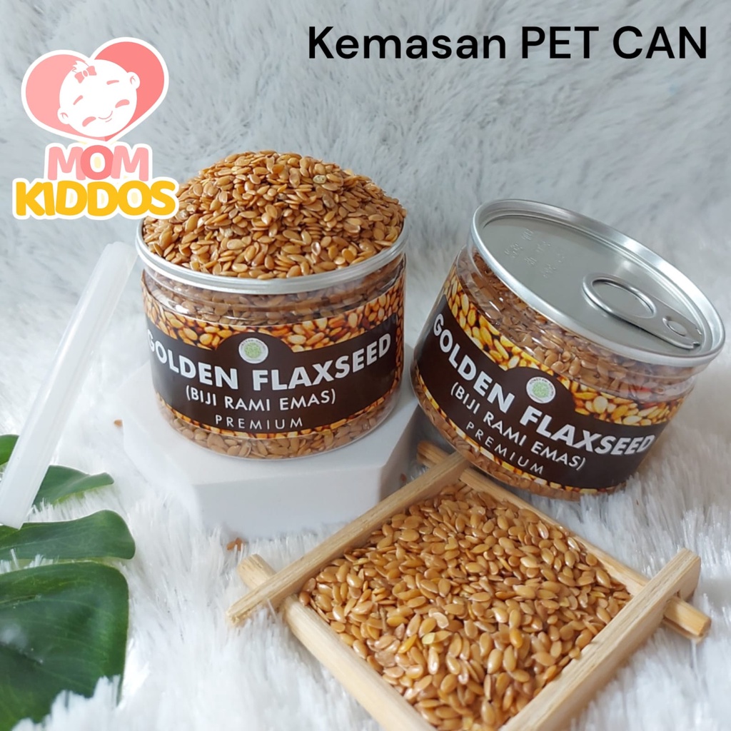 

Golden Flaxseed / Biji Rami Emas Organik Kualitas Premium (Kemasan PET CAN)