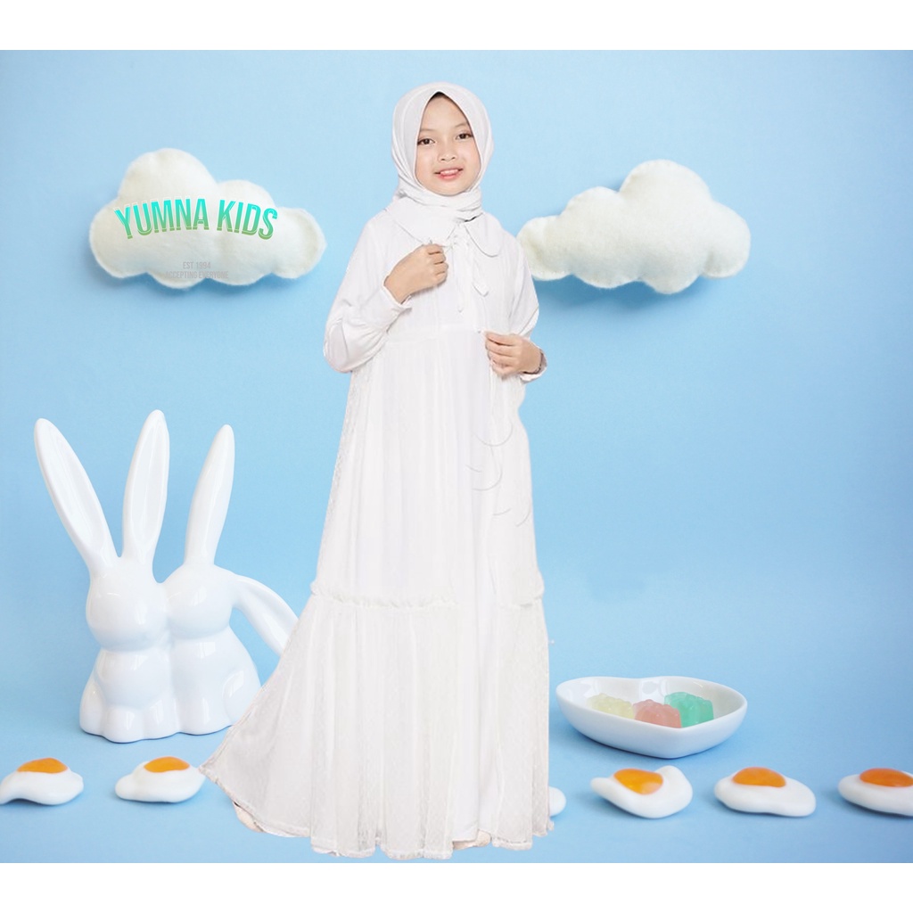 Baju Gamis Anak Tanggung Terbagus Kekinian 2023 Yumna Kids  Gamis Anak Lebaran 2023 Terbaru Perempuan Baju Muslim Anak Cewe Set Outer Umur 10 11 12 Tahun Pakaian Muslimah anak  Bajurancak Fashion Kisd Muslim