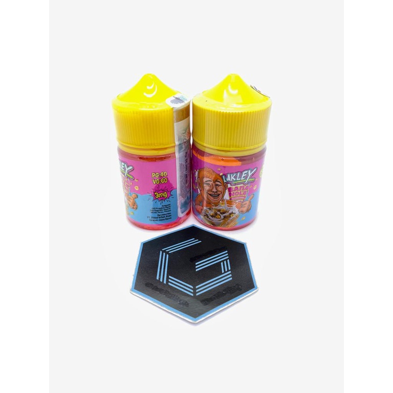 Lakley V3 Bananola 60ML by ELF Factory x Rizky Ritonga Liquid Banana