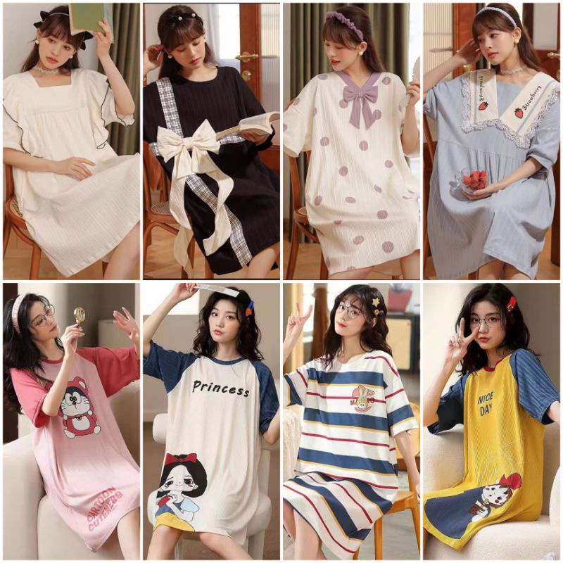 NEW Daster Wanita Import Murah | Daster Tidur wanita import C14-C1