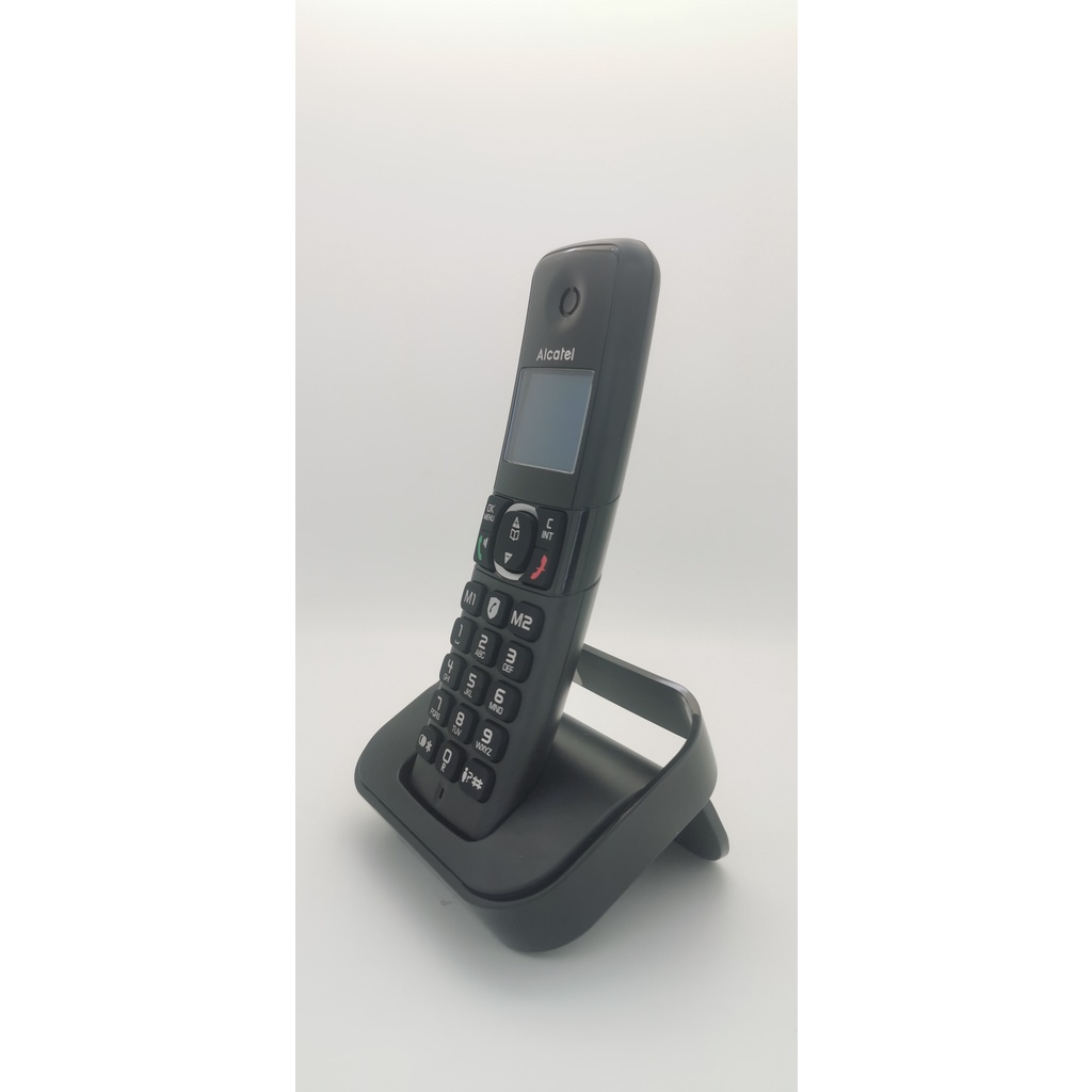 ALCATEL F860 Cordless Phone Telepon Wireless - Black