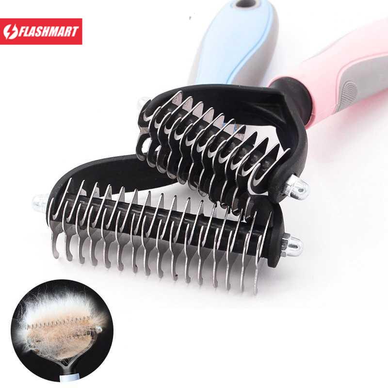 Flashmart Sisir Rambut Binatang Peliharaan Hair Removal Comb - AES0124