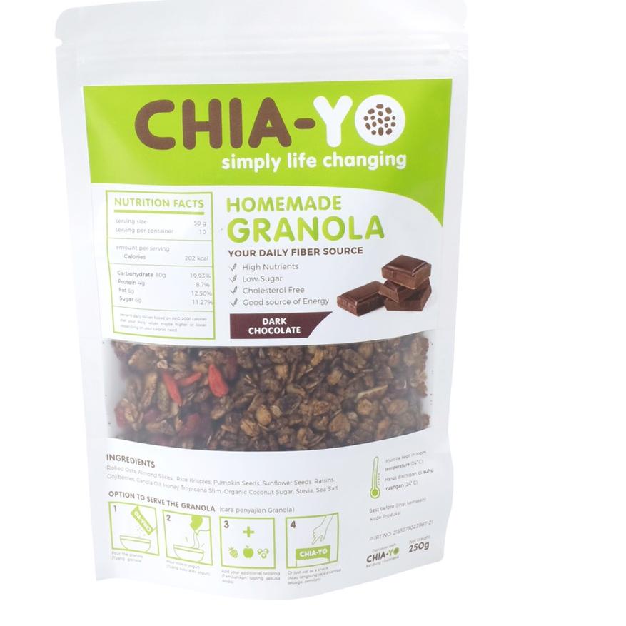 

✴ Chiayo Granola Dark Chocolate 250gr ♜