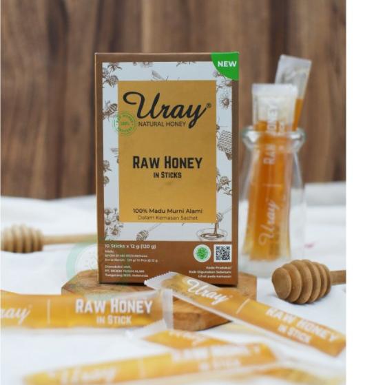 

❅ URAY 10 SACHET - RAW HONEY HONEY & GINGER IN STICK 120GR ➪